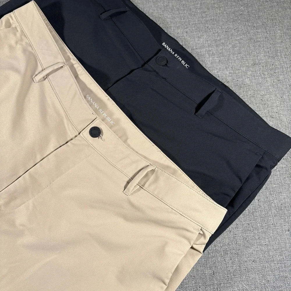 Banana Republic Men’s Chinos in Black and Khaki